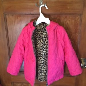London Fog girls reversible quilted jacket  Sm 4/5